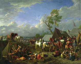 Militärförläggning, ca 1697 (olja på duk)