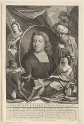 Porträtt av François Valentijn Franciscus Valentinus (titel på objekt)