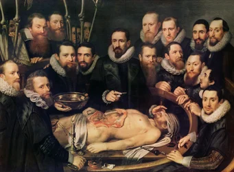 Doktor Willem van der Meers anatomilektion i Delft