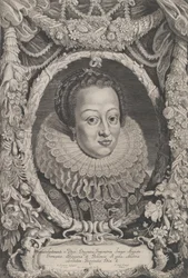 Eleonora, fru till Ferdinand II, från serien Ferdinandus II et III Imperatorum Domu..., ca. 1625