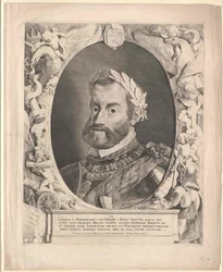 Tysk-romerska kejsaren Karl V (tryck)