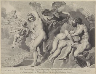 Ixion lurad av Juno och Jupiter