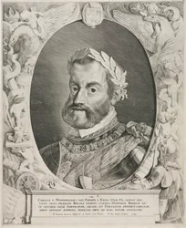 Porträtt av kejsar Karl V
