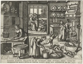 Kristus i Martas och Marias hus