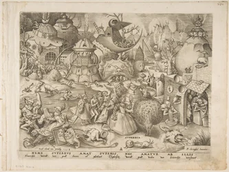 Pride Superbia från The Seven Deadly Sins, 1558.