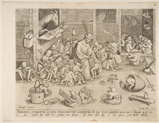 Åsnan i skolan, 1557