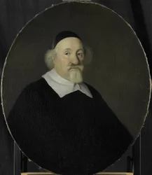 Porträtt av Adriaen Besemer, direktör för Rotterdamskammaren i Nederländska Ostindiska kompaniet, vald 1642