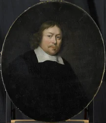 Porträtt av Gerard van Bergen, direktör för Rotterdamskammaren i Nederländska Ostindiska kompaniet, vald 1653