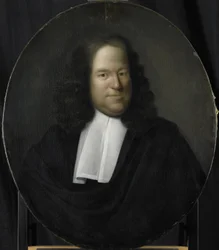 Porträtt av Johan Kieviet, direktör för Rotterdamskammaren i Nederländska Ostindiska kompaniet, vald 1664
