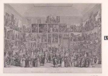 Utställning på Salon du Louvren 1787