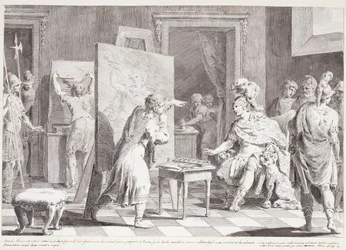 Alexander den store i Appelles studio