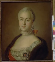 Porträtt av storhertiginnan Jekaterina Alexeyevna, 1761