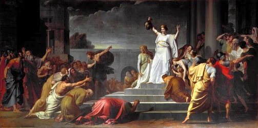 Judith håller Holofernes huvud