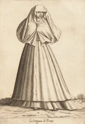 La Cortigiana de Roma Courtesan, ca. 1580.