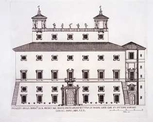 Palazzo Serenissima, Casa Medici, på Pincio-kullen, Rom, från 
