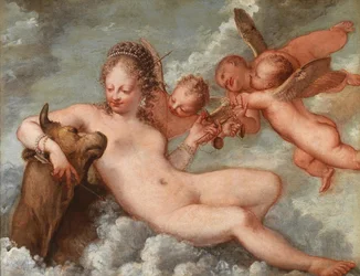 Venus ackompanjerad av Vågen och Oxen, 1660-talet.