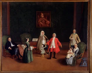 Porträtt av en familj (målning