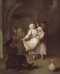 Dansen, ca 1750 (olja på duk)