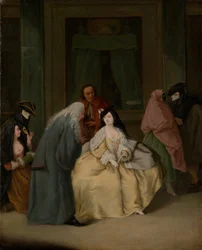 Mötet, ca 1746 (olja på duk)