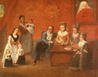 Familjen Michiel, ca 1780 (olja på duk)