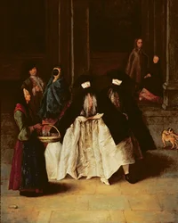The Parfym Seller (olja på duk) (se även 166068)