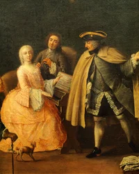 Musikläraren, av Pietro Longhi (1701-1785)