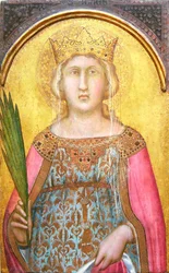 Saint Catherine of Alexandria, strax efter 1342.