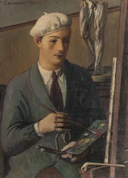 Porträtt av en ung målare, 1932