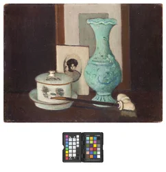 Stilleben med pipa, 1926-28