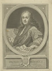 Porträtt av poeten Paolo Minucci 1606-1695, 1720-talet.