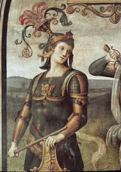 Lucius Quinctius, detalj om styrka och temperans (fresko