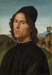 Porträtt av Lorenzo di Credi
