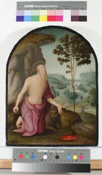 Saint Hieronymus i vildmarken, ca 1510-15