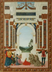 Sankt Bernards helande under, ca. 1473
