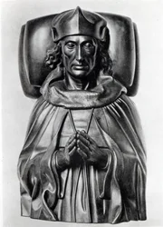 Bild av Henry VII i Westminster Abbey (guld)