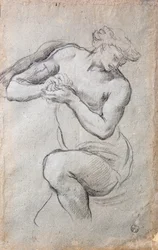 Mansfigur, Study for Bacchus in the Age of Silver fresco