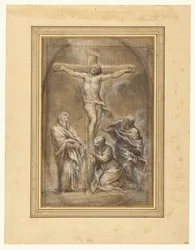 Kristus på korset med Jungfru Maria, Maria Magdalena och Sankt Johannes