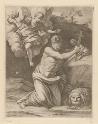 Saint Hieronymus i öknen