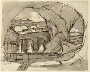 Scenografi, grotta