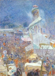 "Messe in Pietrasanta" / Von Plinio Nomellini
