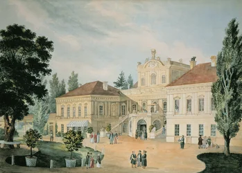 Pulawy Palace, 1842 (wc på papper)