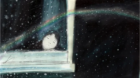 Night Rainbow, 2015 (akvarell  gouache på papper)
