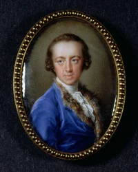 Porträtt av Horace Walpole, (1717-97)