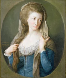 Porträtt av en kvinna, traditionellt identifierad som Margaret Stuart, Lady Hippisley