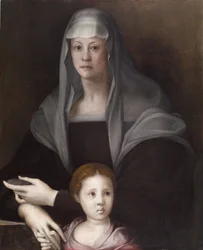 Porträtt av Maria Salviati de 
