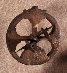 En astrolabium, ett astronomiskt mätinstrument som används av navigatörer. Tillverkad i Portugal. 1648.