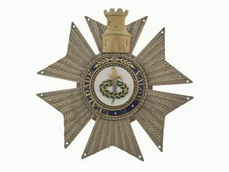 Badge, Order of the Tower and Sword, Portugal, General Sir Galbraith Lowry Cole