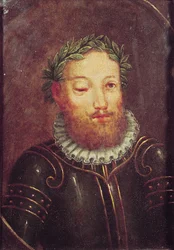 Porträtt av Luis Vaz de Camoes (ca 1524-80) 1500-1600-talet