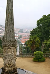 Sanctuary of Nossa Senhora dos Remedios obelisk, Lamego, Portugal. 1738 (granit)