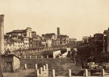 Forumet, Rom, 1853-56.